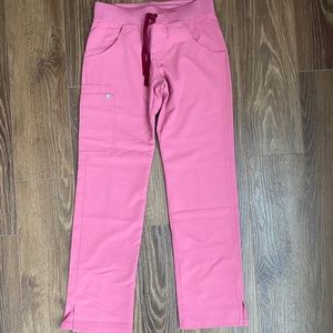 FIGS Kade Cargo scrub pants Quartz pink